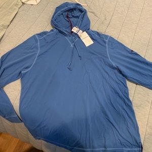 Light blue Tommy Bahama light weight hoodie